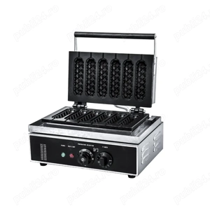 Aparat profesional pentru vafe   6 bucati - model hotdog