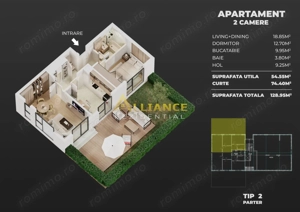 NOU Apartament 2 camere cu gradina - imagine 8