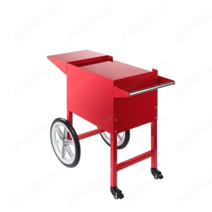 Carucior pentru masina de popcorn din otel inoxidabil