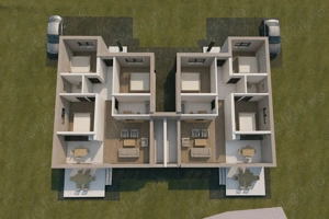 Teren cu fundatie si placa pt duplex, Utvin, vatra satului - imagine 3