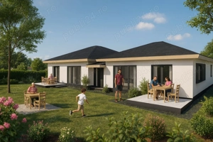 Teren cu fundatie si placa pt duplex, Utvin, vatra satului - imagine 4