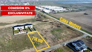 Parcela teren Mosnita - 714 mp - Toate utilitatile - Comision 0%