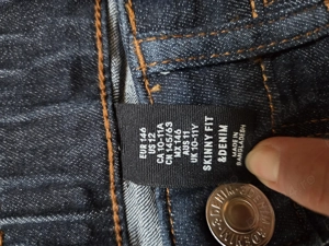 Jeans pentru copii Skinny Fit 10-11 ani - imagine 4