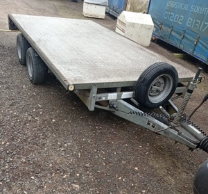 Vand remorca  platforma pentru animale Ifor Williams - imagine 9