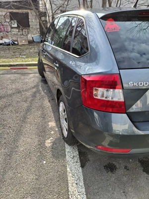 Skoda rapid 1.6 diesel ,automata 2015 - imagine 6