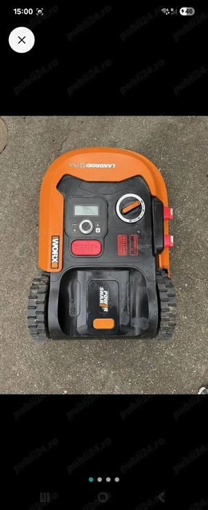 Worx M500m2 robot tuns iarba Gps
