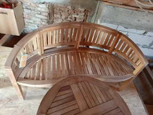 Set mobilier baie grădină nuc