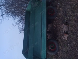 Vând remorcă basculabilă 2 părți 5t