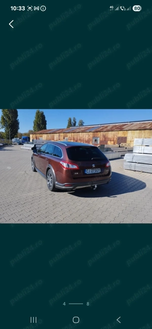 Vand schimb Peugeot 508 RXH Hybrid(Diesel+electric) - imagine 5