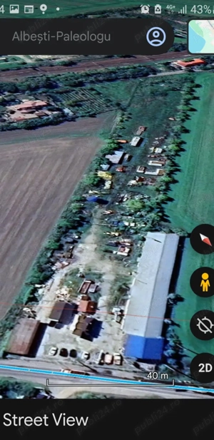 Vând hala 1000 mp și teren 10.000mp în Albesti-Paleologu