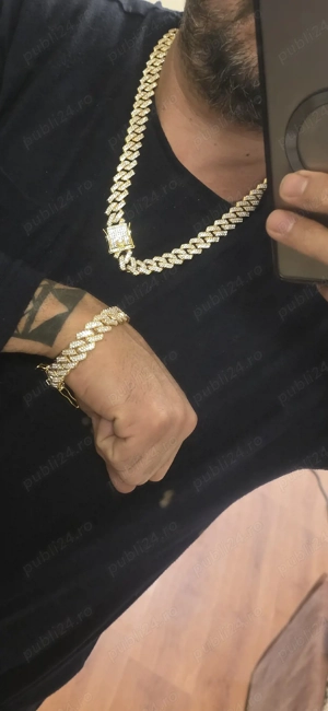 aur placat nou lant bratara calitate premium