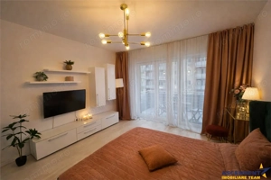 Tur 3D! Eleganta garsoniera, decomandata, mobilata, terasa, boxa, Avantgarden, Brasov