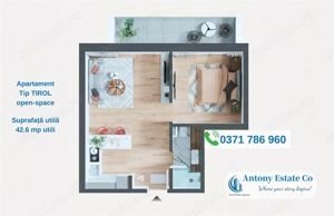 PRIMA ARENA Apartamente noi 2 camere - pret dezvoltator, Iosia - imagine 2