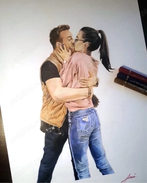 Portret la comanda dupa fotografie