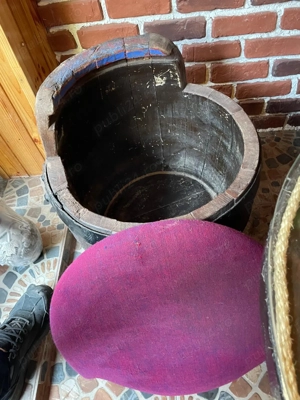 Mobilier foișor vintage-(masă cu 3 scaune)