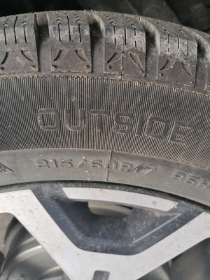 Vând 4 anvelope De vară Continental pt. Duster 215 /60R17 - imagine 2