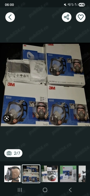 Masca vopsit full  .praf fum.