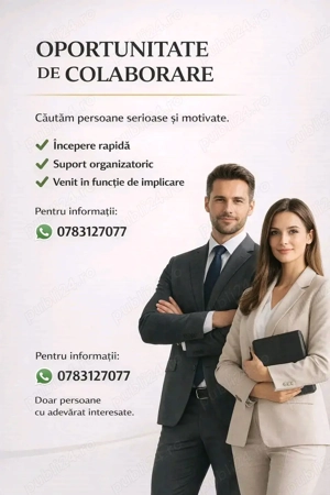 Oportunitate de muncă Cluj   Program flexibil și câștiguri bune!