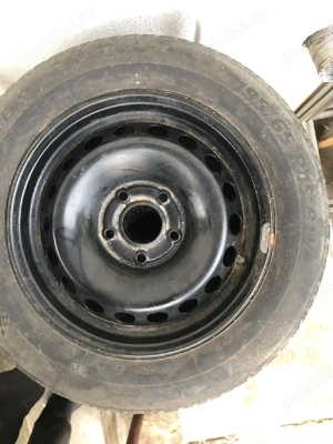 vand 4 jante cu cauciucuri de vara , 195/65/15  - imagine 3