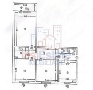 Apartament 3 camere Mircea cel Batran - imagine 2