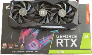 Vand placa video AORUS GeForce RTX  3070 MASTER 8G
