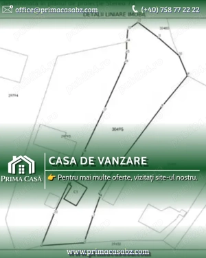 Casa in Suditi Posta Calnau (12km de Buzau)   teren 1111mp   Pret: 33.000  neg. 