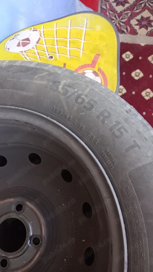 Roti de tabla,cauciucuri  de vara Continental Eco Conatct 185/65/R15T  - imagine 3