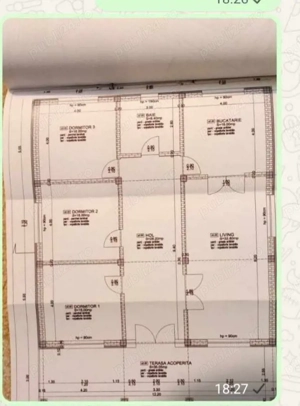 teren de vânzare cu temelie 