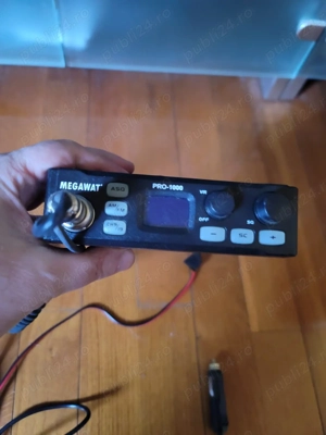 statie taxi CB marca megawat cu antena cu talpa magnetica 1,5 m SIRIO calibrata cablu 3.5m