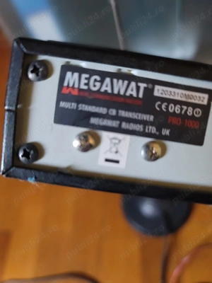 statie taxi CB marca megawat cu antena cu talpa magnetica 1,5 m SIRIO calibrata cablu 3.5m - imagine 3