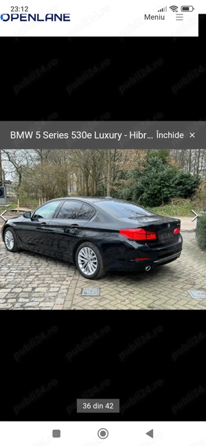 BMW g30 530e 2020 - imagine 3
