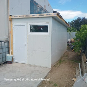 Construim birou, container din panouri sandwich 