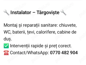 Montaj Reparații Targoviste Dambovita
