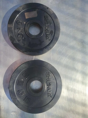 Discuri 2x5kg de cauciuc