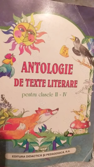 Antologie de texte literare pentru clasele II-IV