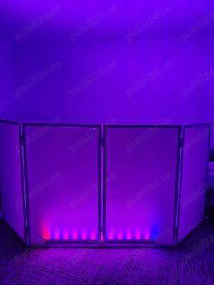 Paravan Dj + Proiector liniar 24w
