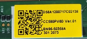 Samsung 58tu7102 bn41-02751a-000 bn94-15352 cy-gt058hgpv1h bn44-01054 l55s6_tsm 