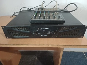 puterea, boxă și mixer