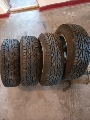 Roți cu jante din aliaj pentru Audi, cu cauciucuri de iarna aproape noi marca Tigar  - imagine 6