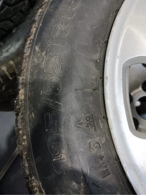 Roți cu jante din aliaj pentru Audi, cu cauciucuri de iarna aproape noi marca Tigar  - imagine 4