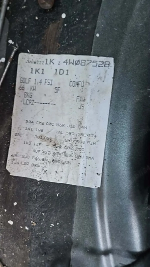 Dezmembrez Vw Golf 5 1.4FSI BKG Benzină An 2006. - imagine 6
