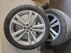 Set jante aliaj originale Audi 20" Q5 S-Line cu anvelope vara Nexen 255/45 105W