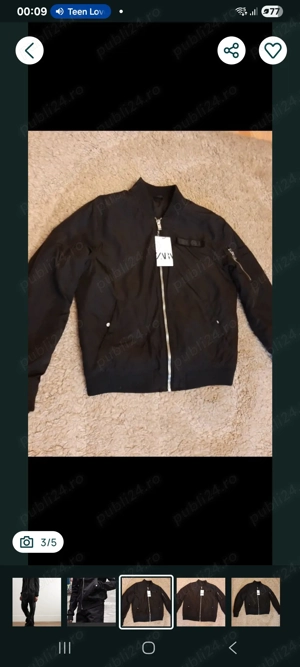 Geaca Zara bomber,model Rick Owens