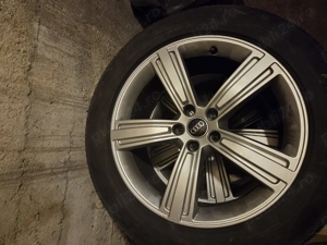 Jante aliaj originale Audi 19" S-Line A8 Q5 cu anvelope vara Goodyear 235/55 R19 101W - imagine 5