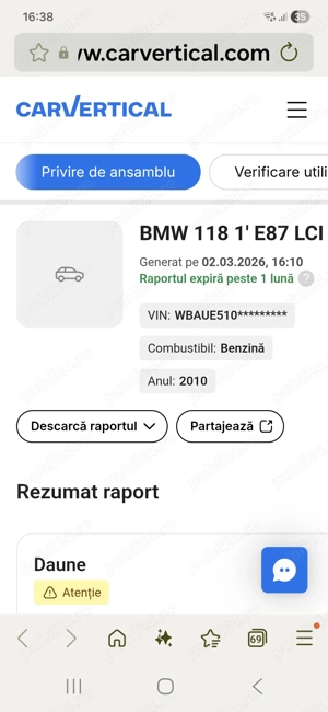 Vand Bmw 318i, 2010, euro 5, inmatriculat - imagine 5
