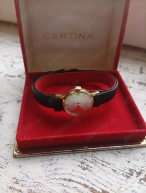 ceas aur 14k certina elvetian