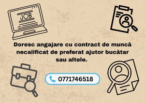 Caut loc de munca - Serios si punctual!