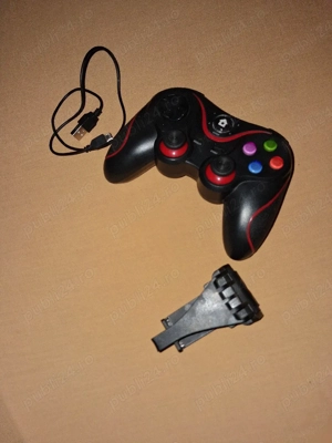 Controller Gaming Bluetooth (Gamepad) cu suport pentru telefon + Cablu USB - imagine 5