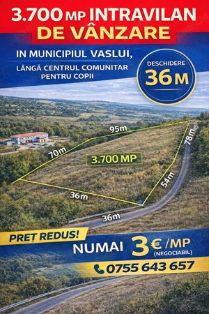 Vând teren zona Paiu