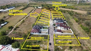 Loturi de teren, 500 mp cu toate utilitatile ( Fundatura Valcele)